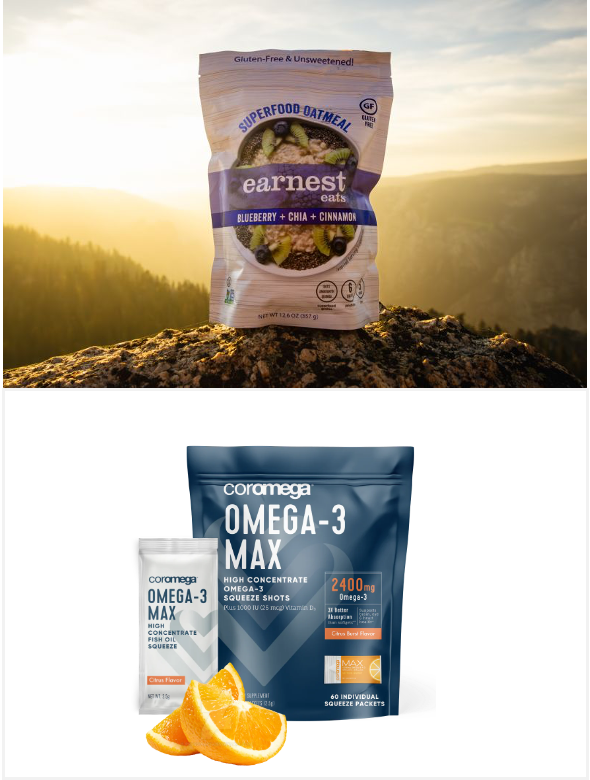 Nourish Your Heart in 2 Great Ways: The Perfect Pairing of Earnest Eats Superfood Oatmeal and Coromega Max Omega-3 Fish Oil