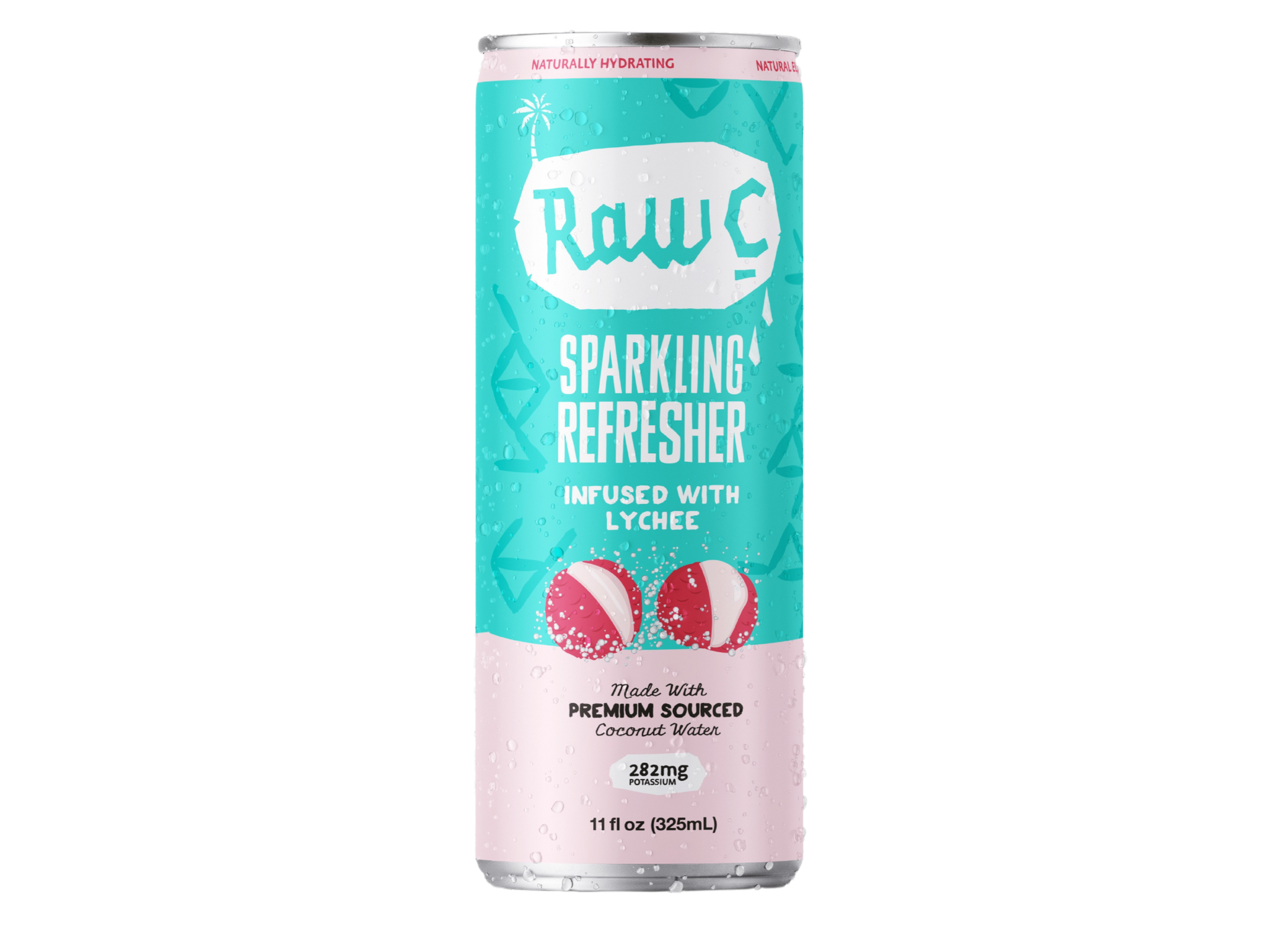 Raw C Sparkling Refresher "Sparkling Coconut Water Infused with Lychee"